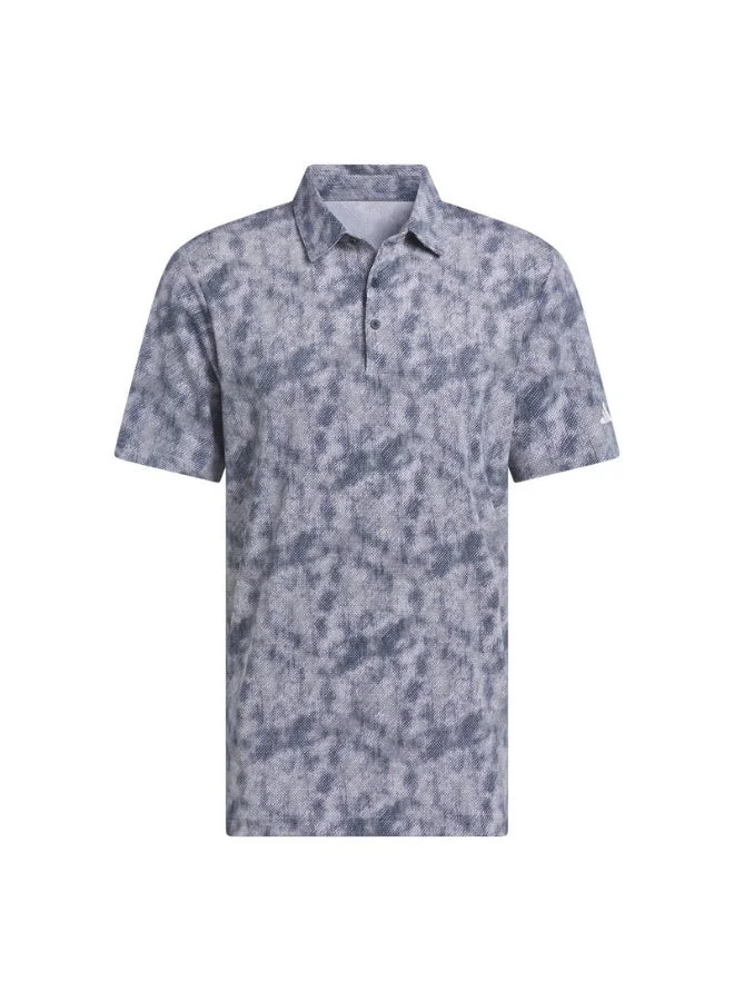 اديداس قميص بولو رجالي أزرق بأكمام قصيرة